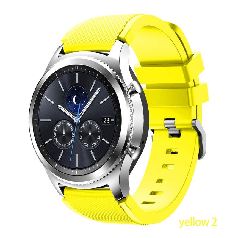 20mm 22mm Band for Samsung Galaxy Watch 4/Classic/46mm/42mm/active 2 Gear s3/S2 Silicone Bracelet Huawei GT/2/GT2/3 Pro Strap
