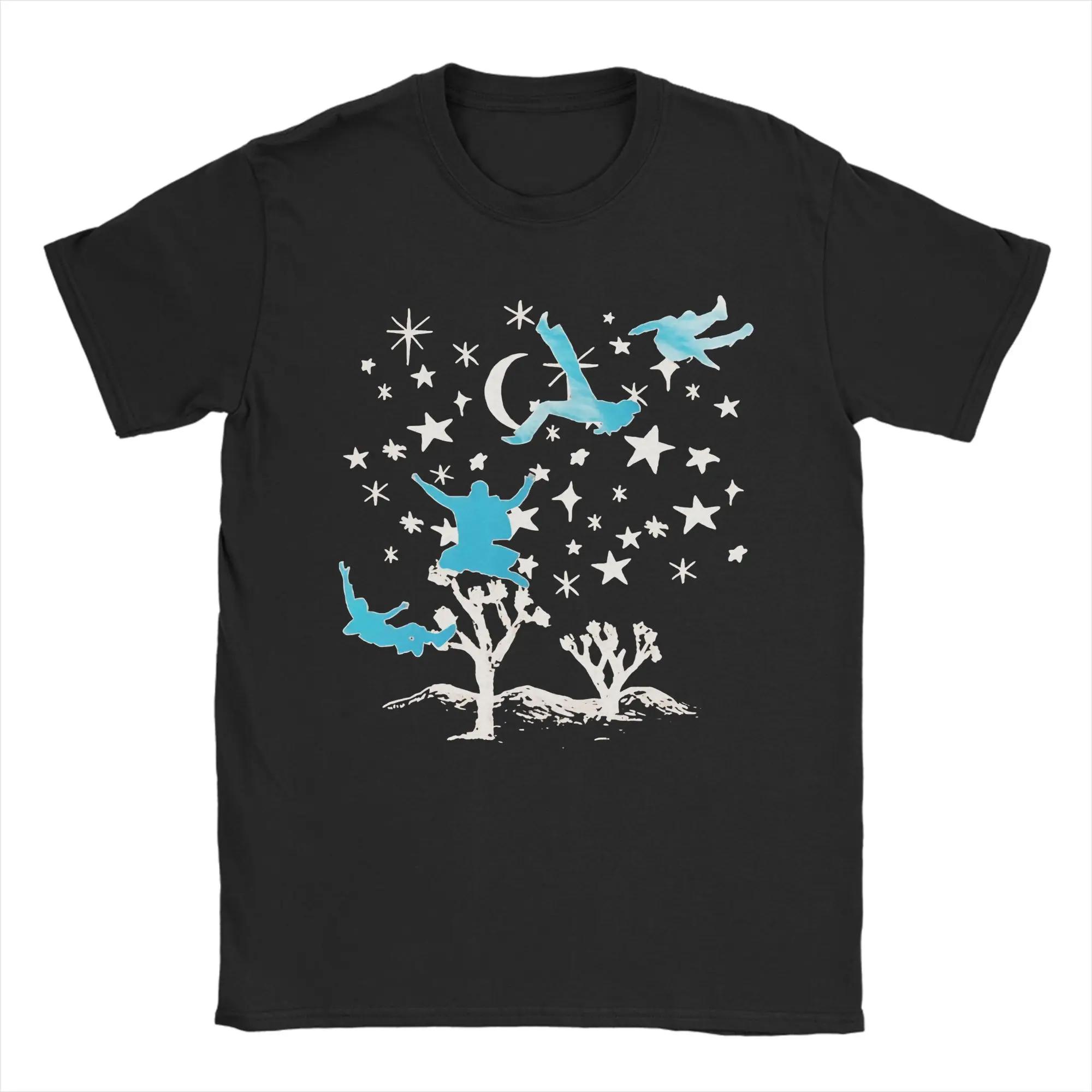 Falling Stars Joshua Tree Graphic Cotton TShirt Breathable Trip Tees for Unisex S