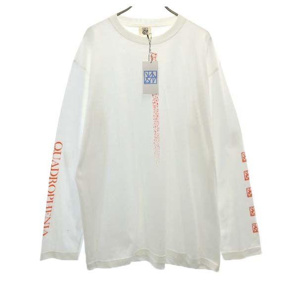 unused VAST222 18ss made in Japan Sleeve print Long sleeve sweat trainer Men's Used