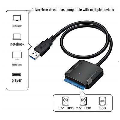 Universal USB 3.0 SATA Adapter Cable for 2.5/3.5 Inch SSD and HDD