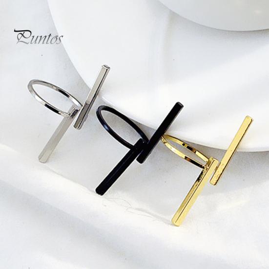 Cycle Ring Opening Skin-friendly Metal Fashion Cool Finger Circle for Dating