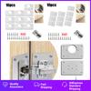 1/2/4/10Pcs Hinge Repair Plate Cabinet Furniture Drawer Table Scharnier Stainless Steel Household Hardware Hinge Fixing Plate