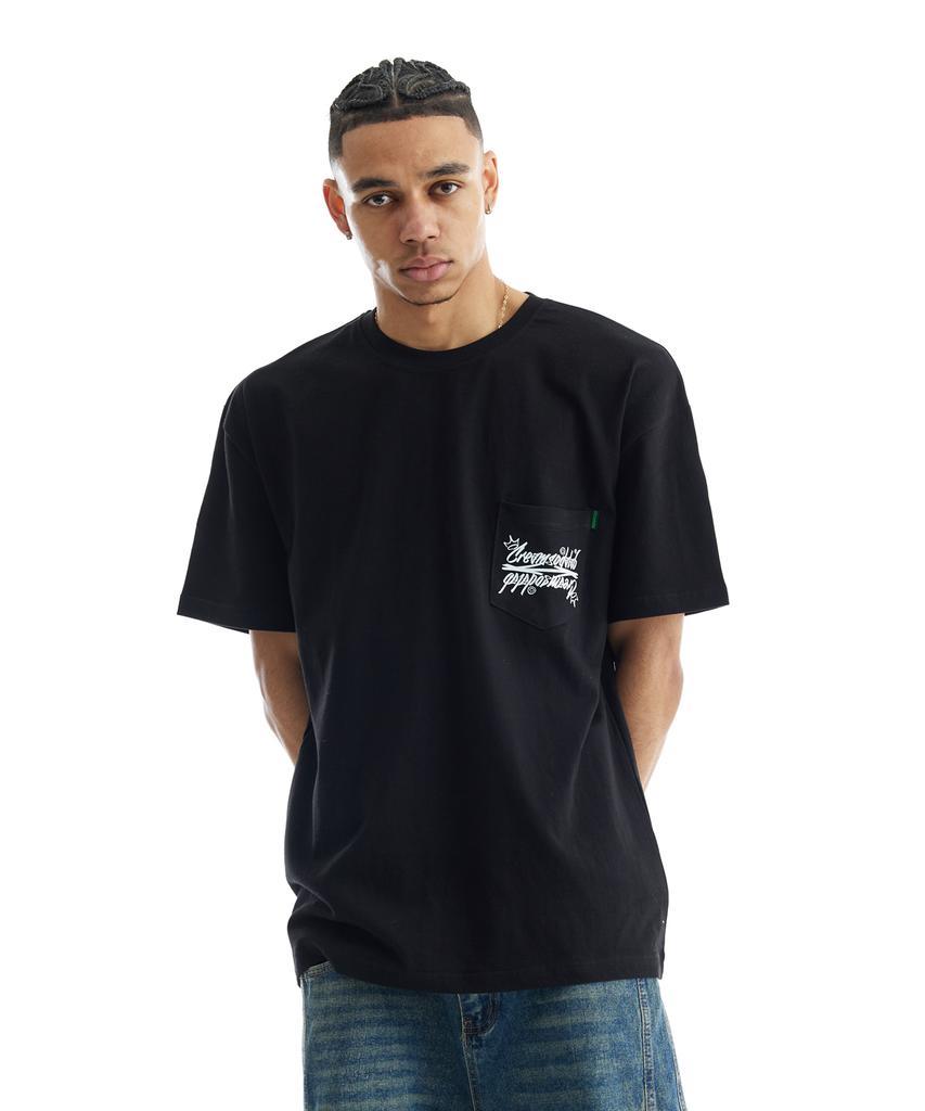 CREAM SODA LAB Crsdel Lettering Pocket Short Sleeve Tee