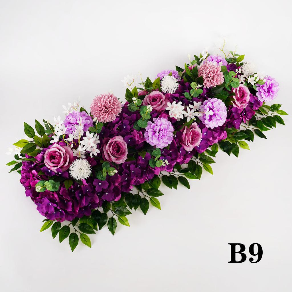 Artificial 100CM Flower Row Wedding Table Flower Floor Row Arrangement Flower Background Party Flower Decoration