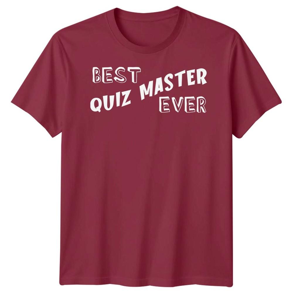 Best Quiz Master Ever Unisexs Unisex TShirt Tee Funny Unisex Gift