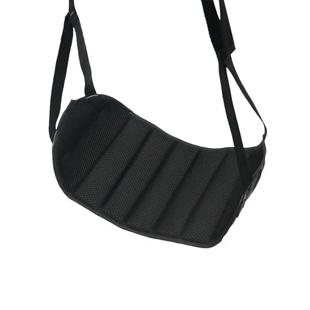 

Aircraft Rest Foot Office Hanging Adjustable Simple Leg Hammock Accessories Table Feet Stool Work Flying Travel Rest Foot Pad чёрный