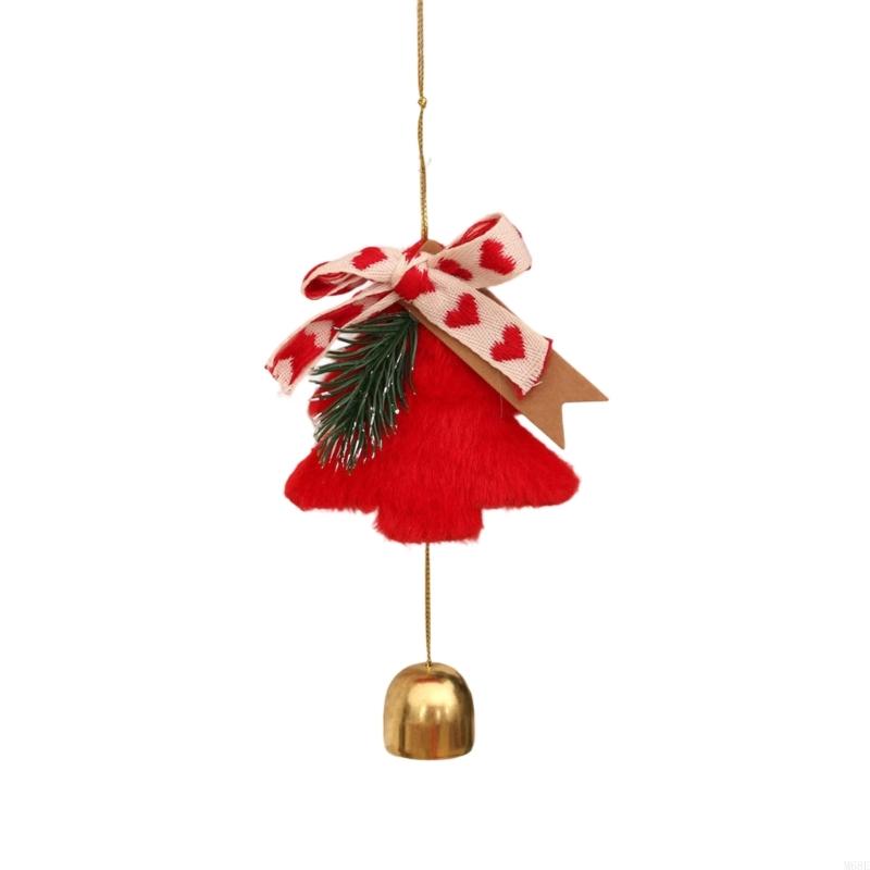 Festival Fabric Bells Hanging Decorations Christmas Tree Ornament for Christmas Wedding Birthday Indoor and Outdoor M68E