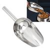 Stainless Steel Pet Food Scoop Food Grade Smooth Edge Cat Food Scoop Polished Surface Durable Dog Food Scoop Pet Food Storage