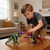 3D Printed Dinosaur Toy 9cm Articulated Figure with Movable Joints Stress Relief Toy Realistic Pocket-Sized Calming Fidget Gift for Kids Adults
