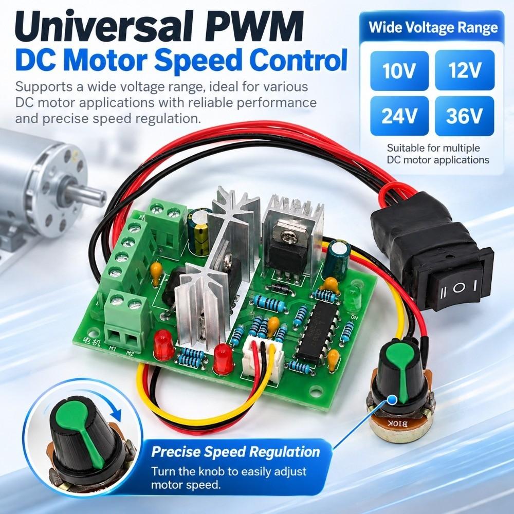 Positive Inversion Switch DC Motor Speed Controller DC Motor Controller Home Workshop