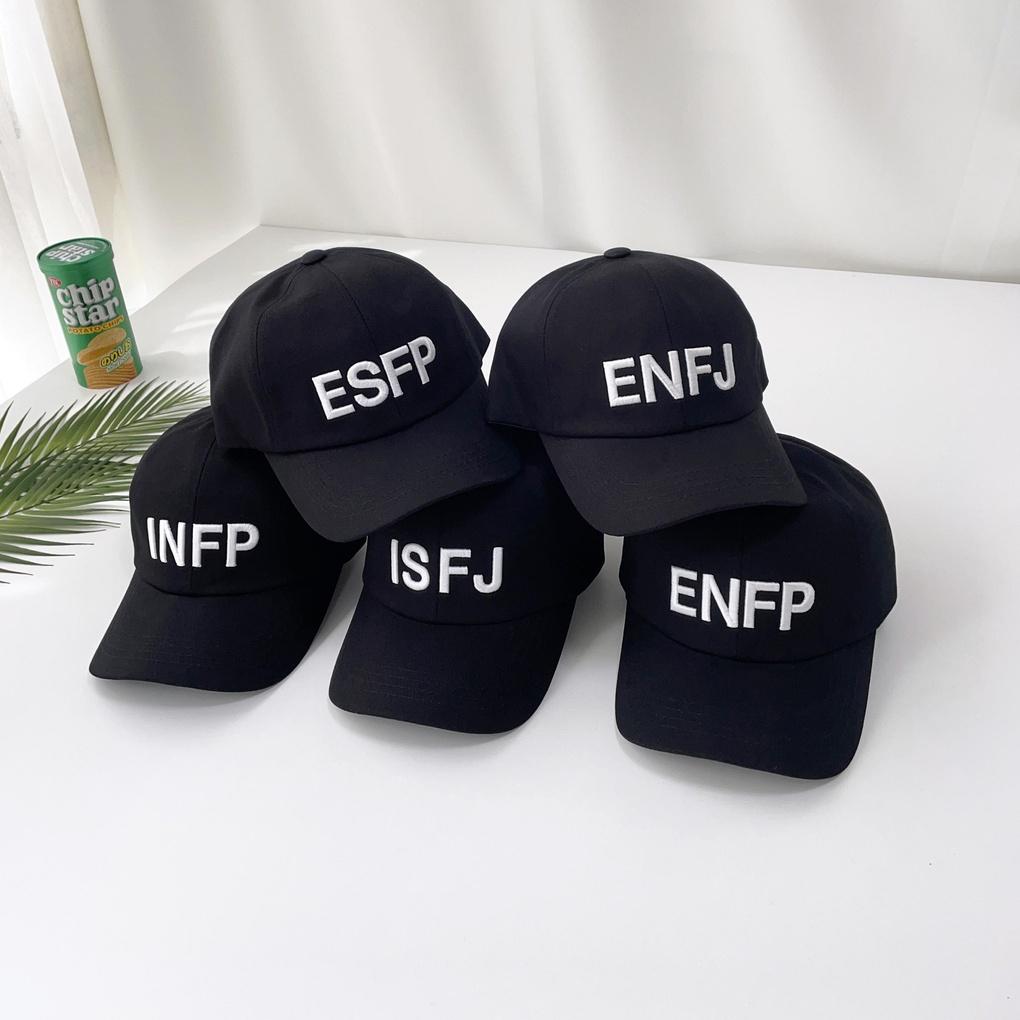 Women Men Couple MBTI Ball Cap Baseball MBTI Hat