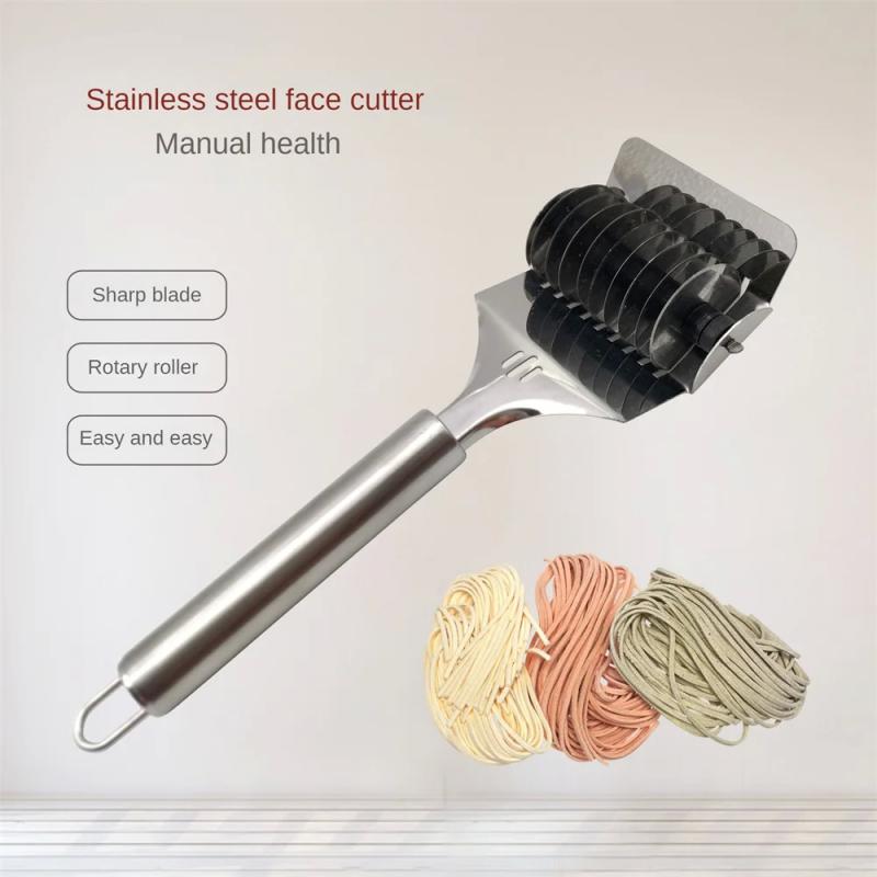 Kitchen Vanilla Noodle Cutter Stainless Steel Manual Noodle Cutting Device Chive Cutting All-steel Kitchen Noodle Makers Gadget