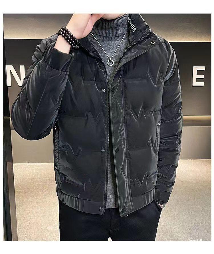 Herren Winter Slim Fit Leichte Daunenjacke