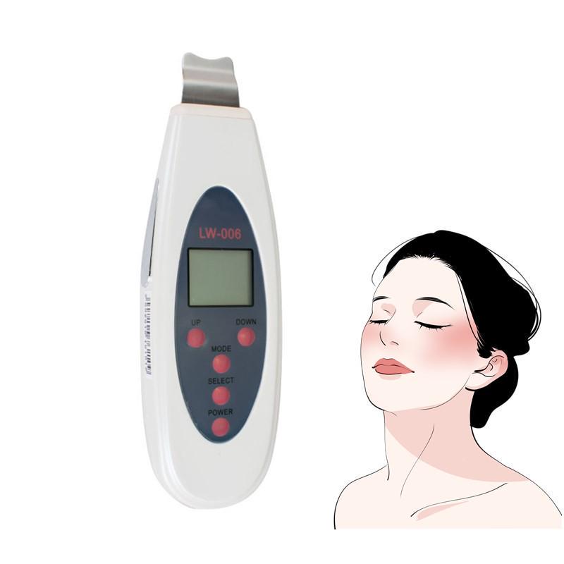 Buy Mini Ultrasonic LCD Digital Facial Skin Care Scrubber Peeling