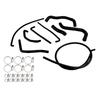 Silicone Radiator coolant Hose kit Fit For Suzuki GSX-S750 /Z 2017-2025 Black