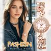 Funkelnde Uhr mit analoger stilvoller Diamant-Quarz-Modeuhr für Damen Perfektes Geschenk für Tag Süß, Damenanzeige Wasserdicht, Uhr, - Geburtstage,
