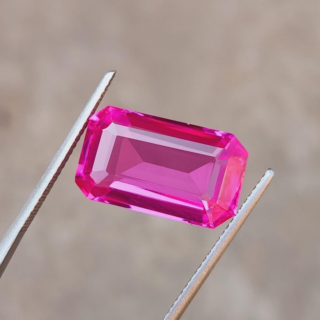 13,50 ct Certifikovaný prírodný ružový rubín Žiarivý výbrus Voľný drahokam V267