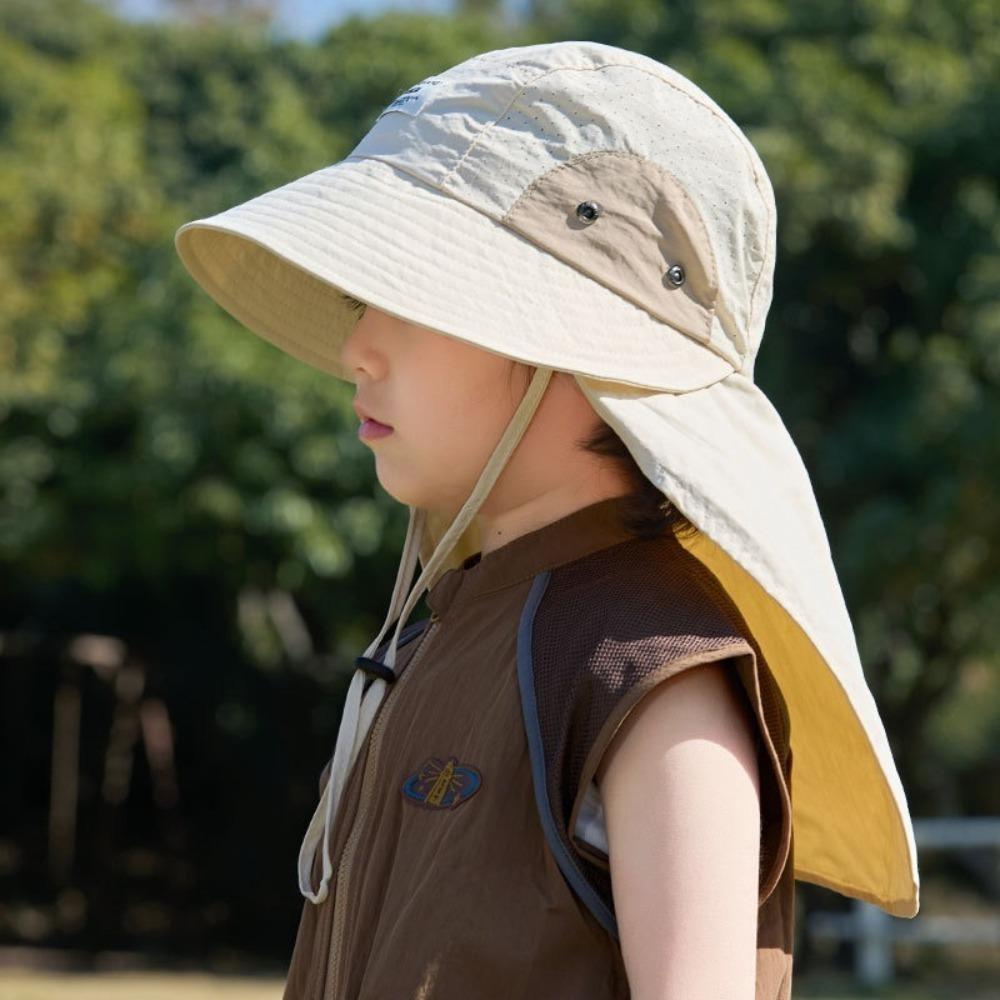 

Шляпа от солнца с широкими полями, Защита от УФ-лучей, Пляжная шляпа, Новая шляпа-ведро, Подарок бежевый