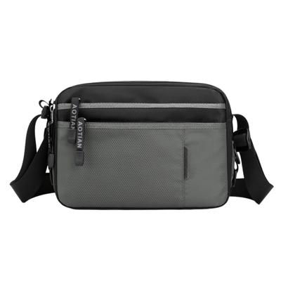 Azul Mar Lightweight Shoulder Bag with Crossbody Mini Horizontal Perfect for and Outdoor Activities Men's Water-Repellent, Multi-Storage, Bag, Small,