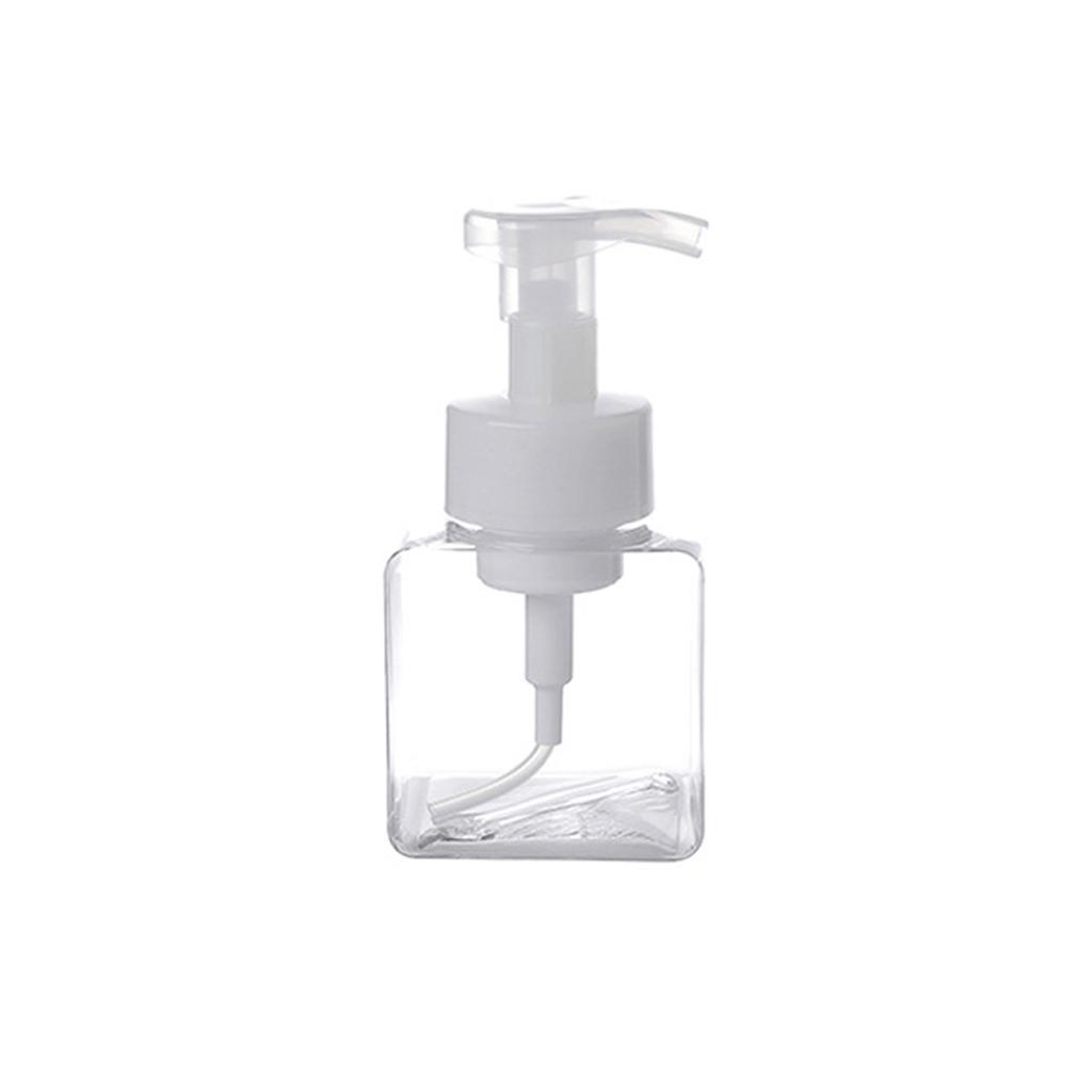 For Bathroom Kitchen Dispenser Foam Bottle 1* Empty High Capacity Plastic Practical To Use Resistant Transparent