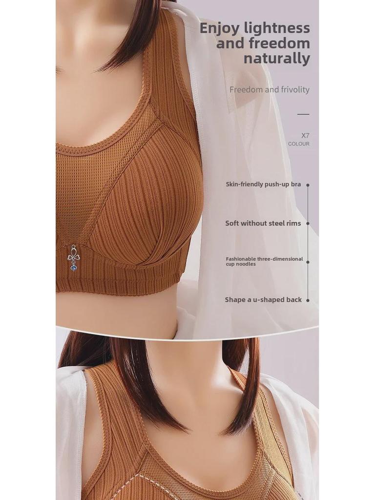 Large Thin Non-Magnetic Tube Top Bra with Upper Support for Large Chest
