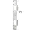 Door Strike Plate Double Holes Heavy-Duty Latch Plate for Door Handle Latch & Deadbolt Security Reinforcement Striker