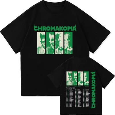 Tyler The Creator Chromakopia Potisk Trička Letní Móda Ženy Harajuku Retro Tričko Hip Hop Vintage Bavlněná Trička Pánské Oblečení