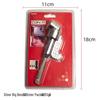 Magnetic Hex Hand Drill: Multi-Tool Set with Cross Electric Screwdriver Bit, Socket, and Corner Driver In Plastic Box