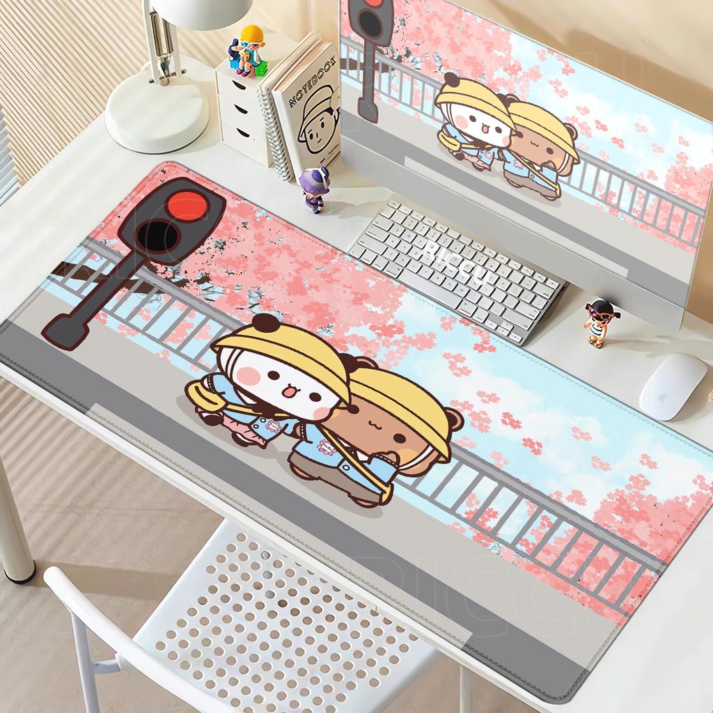 Large Compute Mouse Pad BuBu DuDu Kawaii Mousepad Natural Rubber Gaming Micepad Gamer Xxl Office PC Keyboard Cute Desk Mat Rug