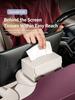 For Xiaomi YU7 Car Tissue Box Firm Magnetic Screen Behind the Scenes Tissue Pack Leather Car interior Accessories