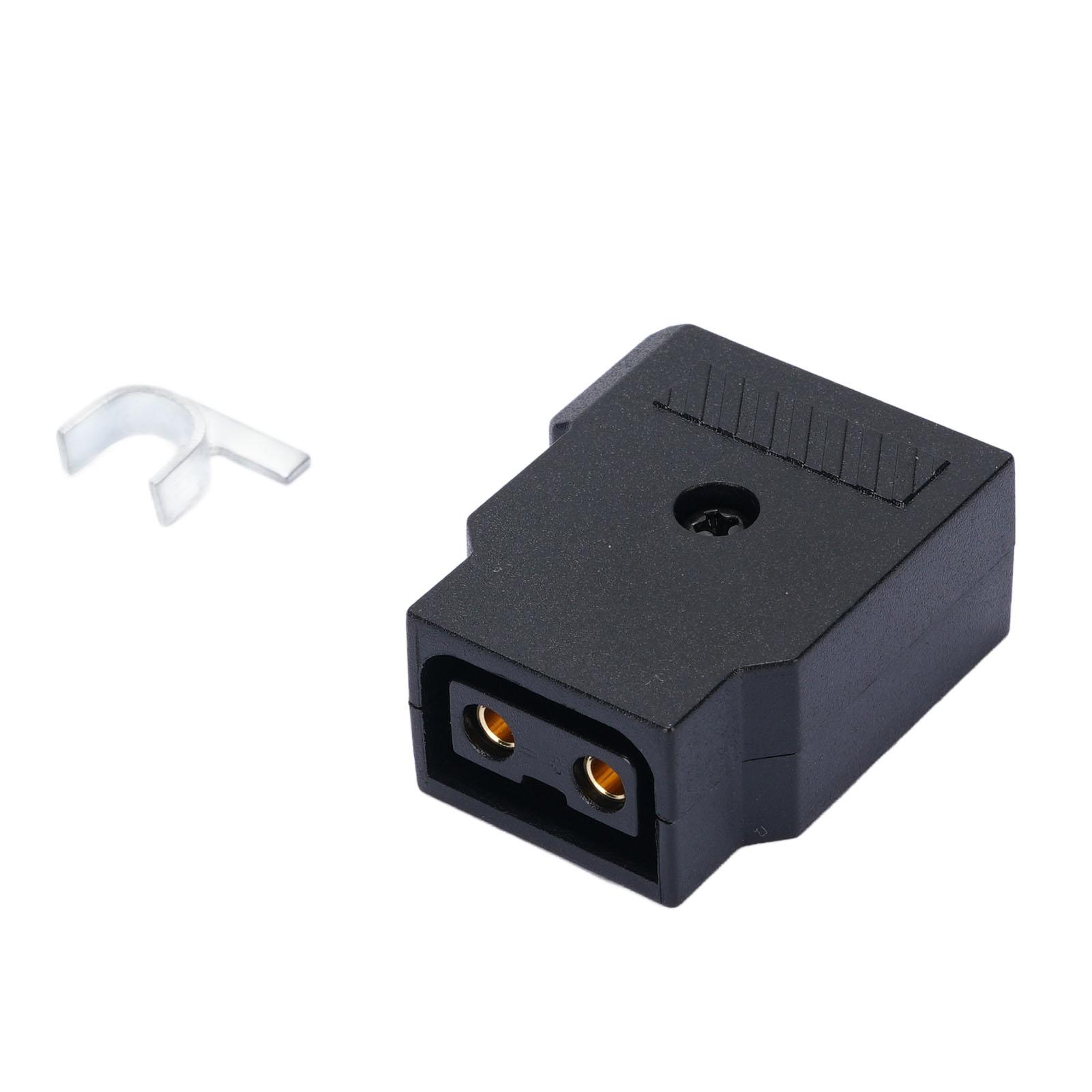 

Female D Tap Plug ABS D Tap Female Power Connector DIY Socket for B Type Camera Battery DSLR Power Supply