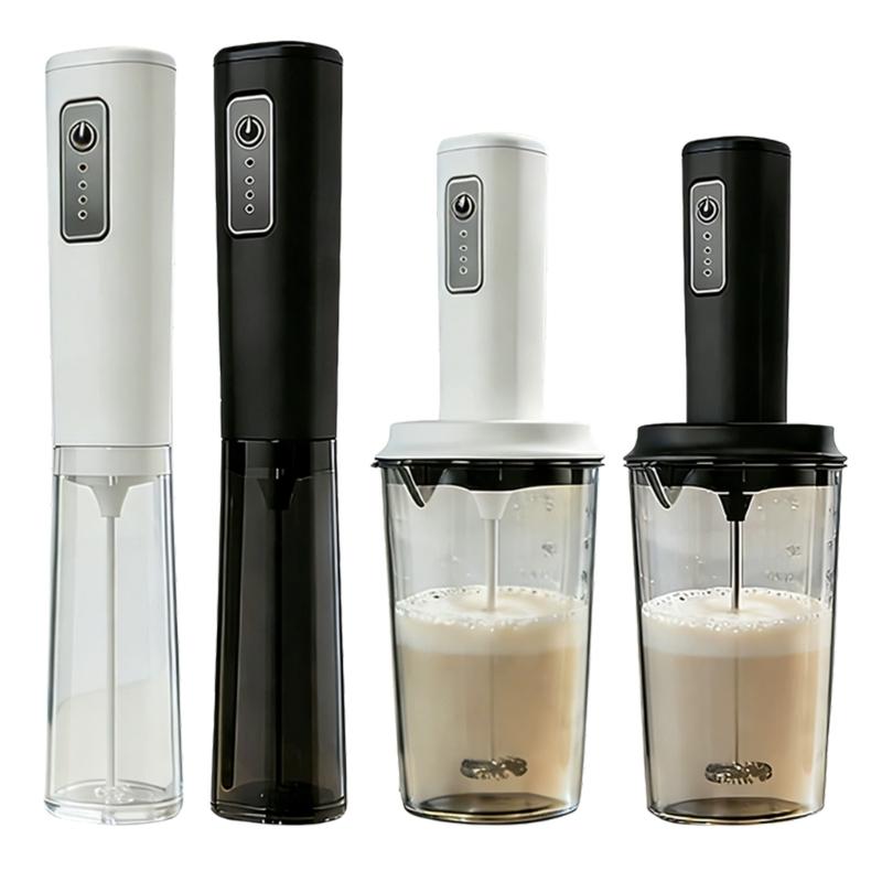 Portable Battery Operated Milk Frother For Home coffee maker Style Quick Frothing