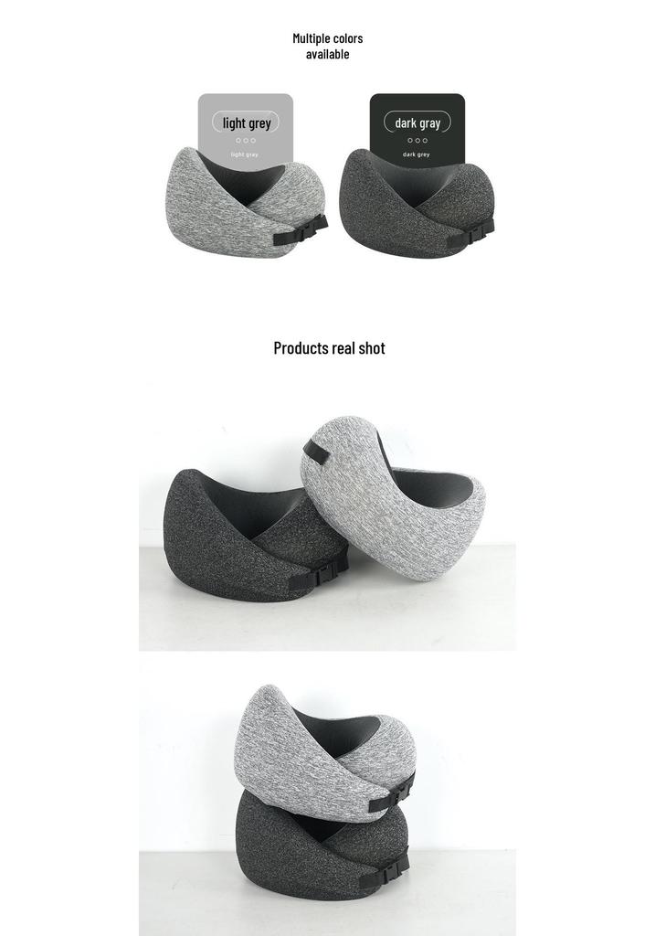 Compact U-Shape Memory Foam Travel Pillow