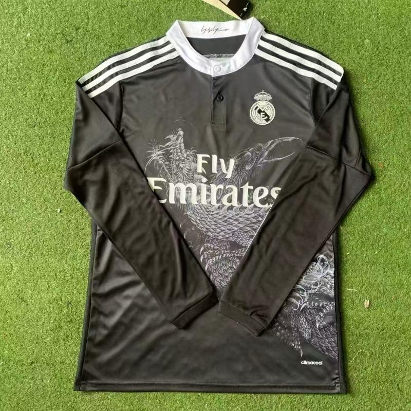 Source Direct Supply Retro Long-sleeved Jersey Real Madrid Barcelona Manchester United Juventus Liverpool Embroidery Sports Ball