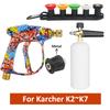 Pistola Idropulitrice da 2175 PSI con Alloggiamento Design Graffiti, Kit Ugelli a Innesto Rapido da 1/4" e Supporto in Gomma, Adatta alla Serie K di Karcher