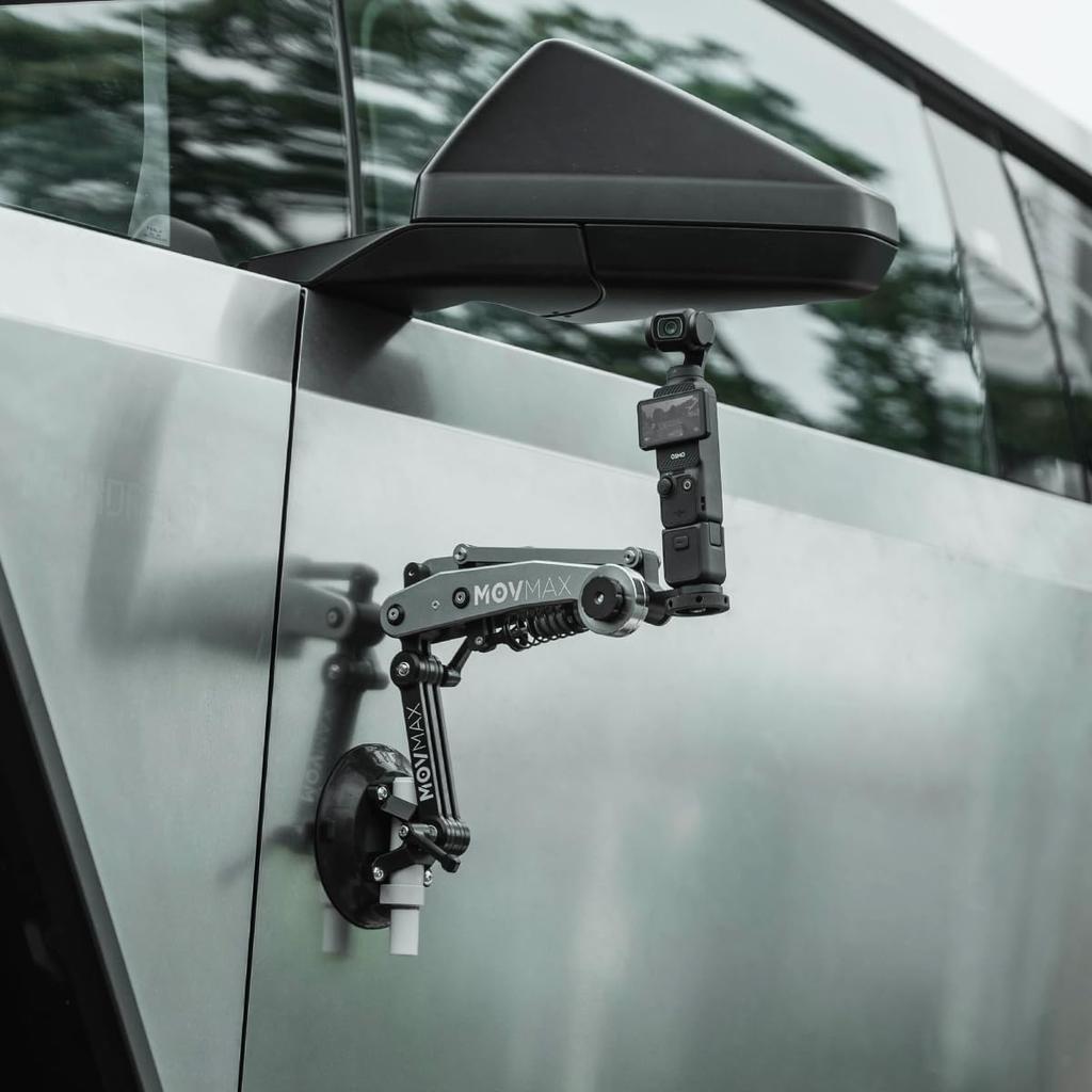 Movmax Blade Arm Instruction Video Warranty for DJI Pocket Insta and GoPro HERO 12 Cameras with N2 Arm Technology and Universal Locking Screws