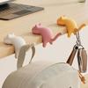 4Pcs Decorative Cat Table Hook Cute Travel Bag Holder Portable Desk Side Hooks  for Home