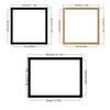 3Pack Magnetic Diamond Art Frames Diamond Picture Frames Diamond Art Painting Frames for 30x30cm/30x40cm Canvas Wall Window Door