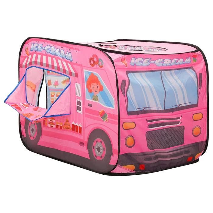 93682 vidaXL Play Tent for Children Pink 70x112x70 Cm