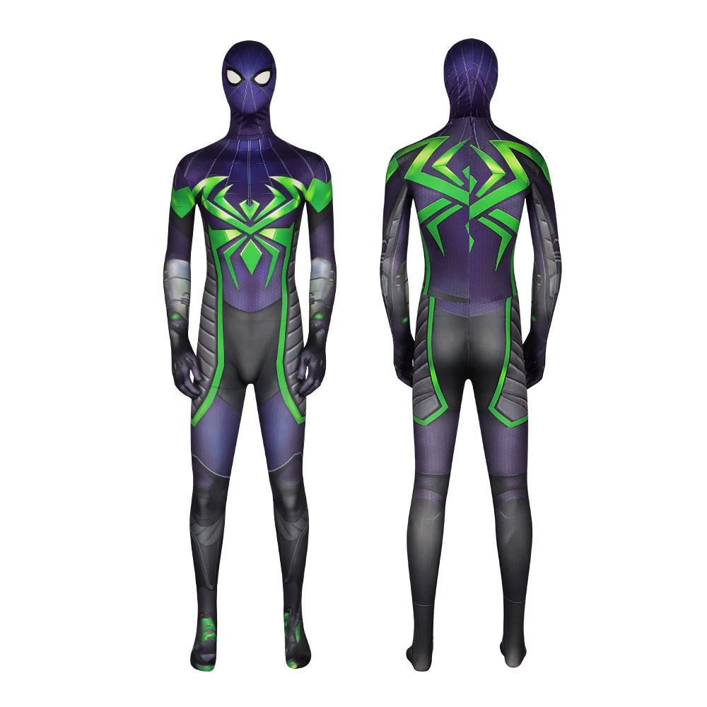 2099 Black Spider Bodysuit: Marvel Cosplay Costume for Stage & Halloween