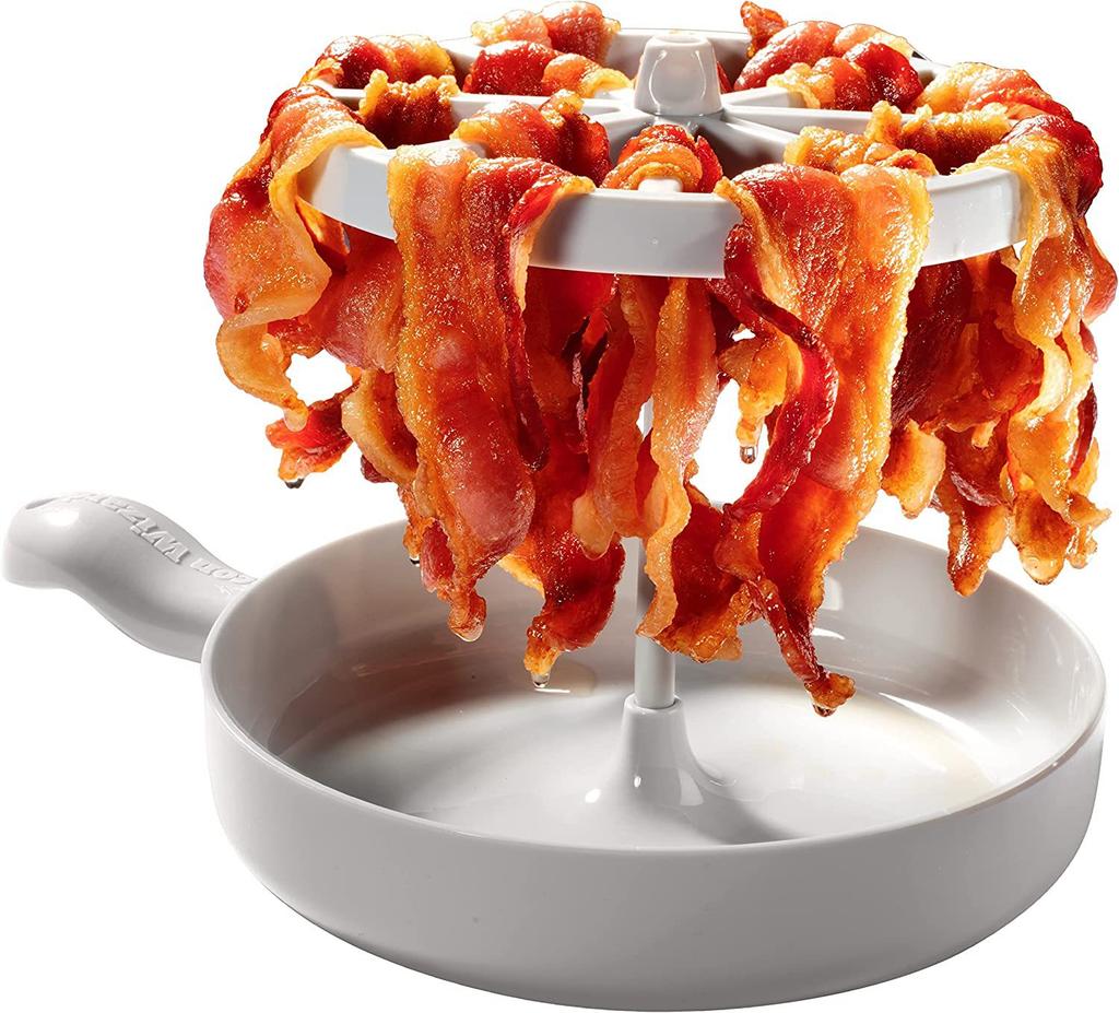 Bacon Maker Barbecue Rack Microwave Barbecue Rack Bacon Barbecue Rack Plastic Barbecue Rack Bacon Rack