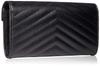 Laurent MONOGRAMME SAINT LAURENT MATELASSE Wallet 372264 BOW01 Black [Saint Paris] Women's [Item]