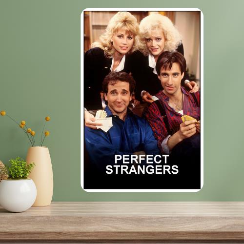 Perfect Strangers Classic TV Show Metal Poster Sign 20x30cm(7.8x11.8inch)