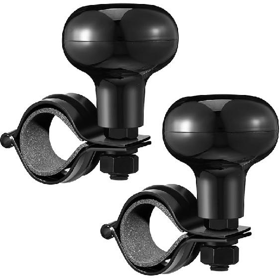 Tallew 2 Pieces Steering Wheel Knob Spinner Suicide Knobs Steering Wheel 360 Degrees Rotation Tractor Accessories For Cars, Trucks, Tractors,
