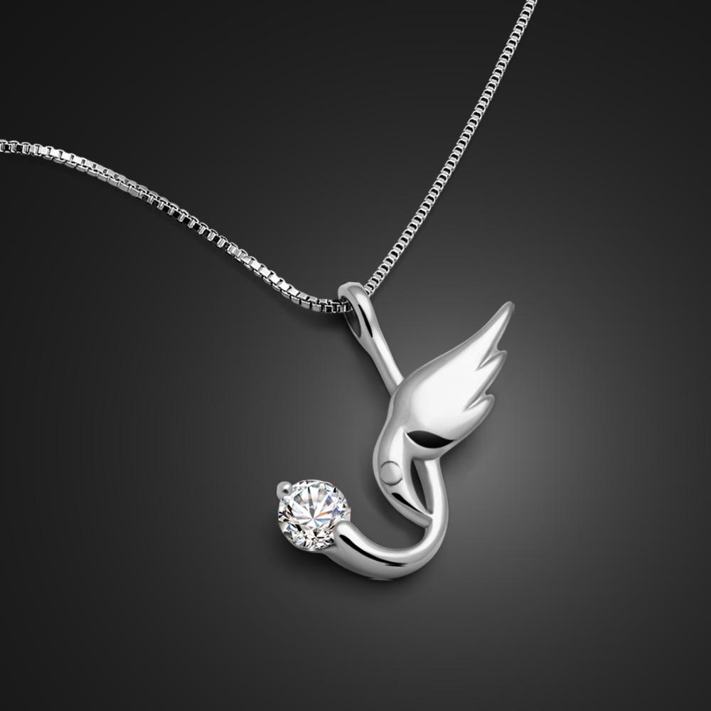 

Flying World Pendant Necklace Platinum-Plated Women S Simple Zygote Chain Jewelry Direct Sales