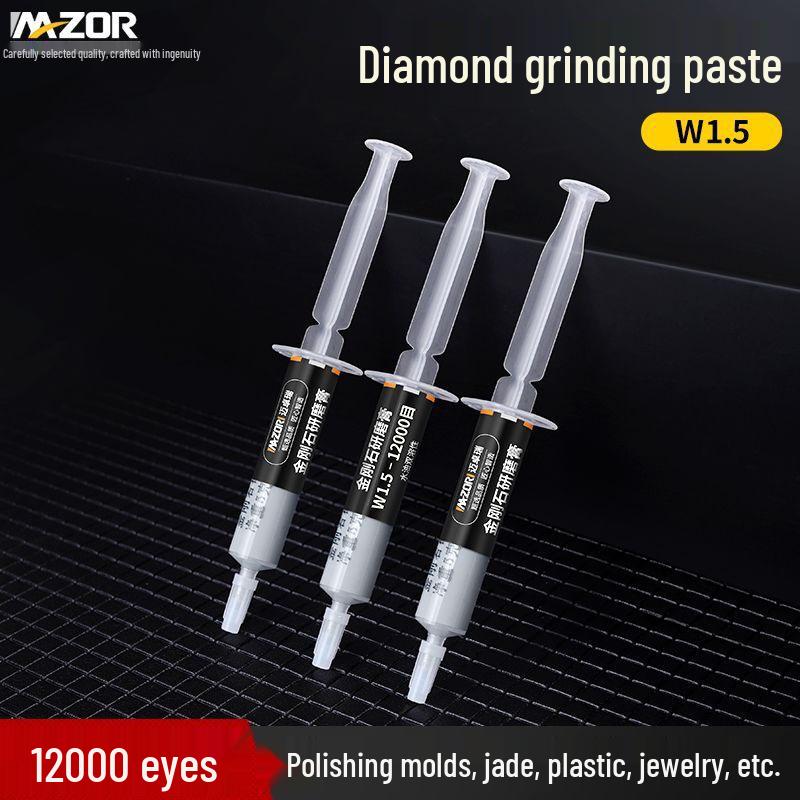 Diamond Grinding and Polishing Paste Set for Metal, Jade, and Emerald Surfaces