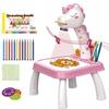 Unicorn Projector Drawing Projector Table Board +Slides 2in1 Pink