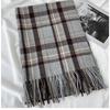 Autunno e Inverno Nuova Sciarpa Sciarpa Invernale da Donna Spessa Calda Imitazione Cashmere Plaid Scialle