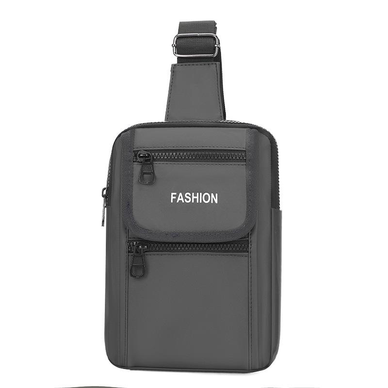 Multi-functional Men's Chest Bag Large Capacity Water-repellent Shoulder Bag Crossbody Bag