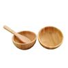 Mini Size Wood Mask Bowl Bamboo Mud Mask Application Tool Bamboo Spatula Spoon  Cosmetic Mixing